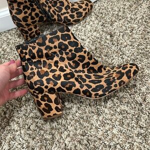 Cheetah Print Booties